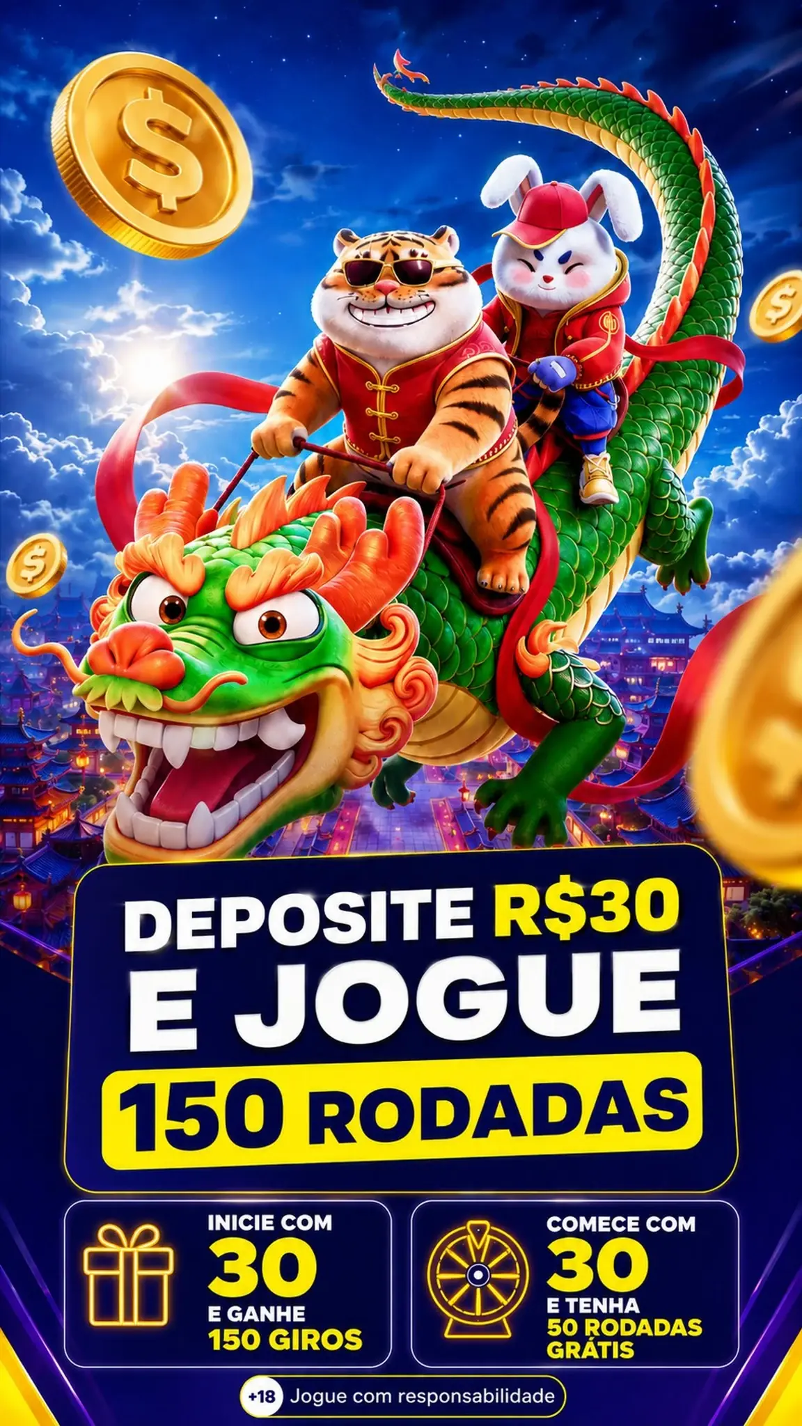 Criativo 2 — Dragão 150 Rodadas